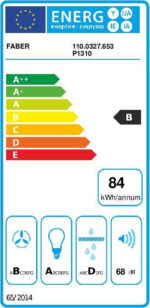 Faber Inca Lux EV8 X A52 Μηχανισμός Απορρόφησης 52cm Μαύρος - Image 3