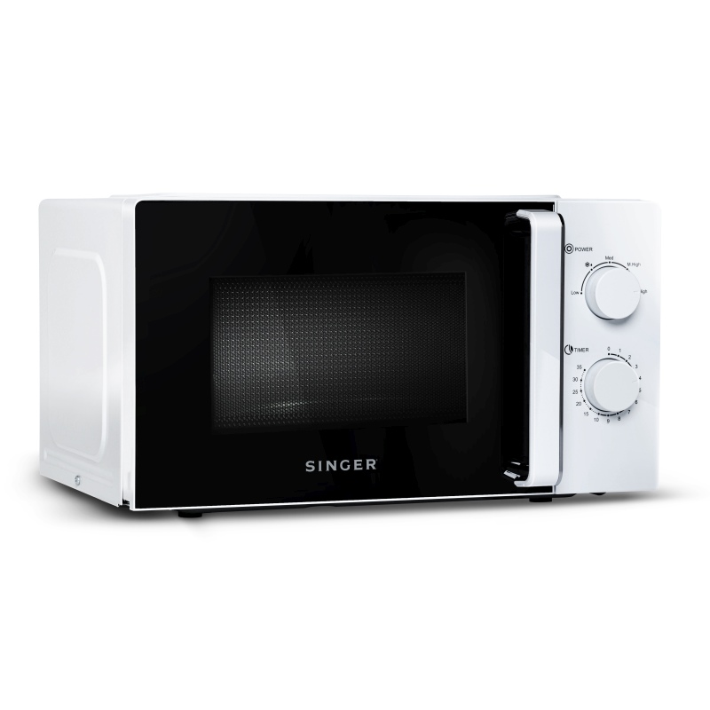 Singer MW20WH Φούρνος Μικροκυμάτων 20lt Λευκός