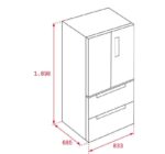 Teka RFD 77820 GBK Black Crystal Ψυγείο Ντουλάπα 535lt Total NoFrost - Image 3