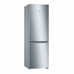 Bosch KGN36NLEA Ψυγειοκαταψύκτης 282lt Total NoFrost Υ186xΠ60xΒ66εκ. Inox
