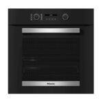 Miele H 2465 B ACTIVE Εφέ μαύρου obsidian ανοξ. χάλυβα Φούρνος άνω Πάγκου 76lt χωρίς Εστίες Π59.5εκ. Μαύρος