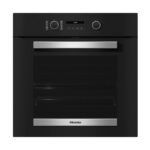 Miele H 2465 BP ACTIVE Εφέ μαύρου obsidian ανοξ. χάλυβα Φούρνος άνω Πάγκου 76lt χωρίς Εστίες Π59.5εκ. Μαύρος
