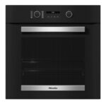 Miele H 2467 B ACTIVE Εφέ μαύρου obsidian ανοξ. χάλυβα Φούρνος άνω Πάγκου 76lt χωρίς Εστίες Π59.5εκ. Μαύρος