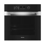 Miele H 2861 B Ανοξείδωτο CleanSteel Φούρνος άνω Πάγκου 76lt χωρίς Εστίες Π59.5εκ. Μαύρος