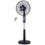 Morris MFS-16244 Ανεμιστήρας Ορθοστάτης 40W Διαμέτρου 40cm με Τηλεχειριστήριο Μαύρο/Λευκό