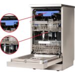 Morris Ελεύθερο Πλυντήριο Πιάτων FSI-45108 για 10 Σερβίτσια Π44.8xY84.5εκ. Inox - Image 2
