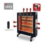 Izzy IZ-9022 Θερμαντικό Σώμα 2σε1 Δωματίου και Μπάνιου 2200W Με  τηλεκοντρολ