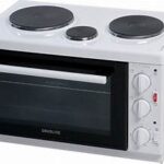 Davoline EC 450 Chef Ηλεκτρικό Φουρνάκι 28lt με 3 Εστίες White