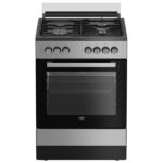 Beko FSE6312GX Κουζίνα 72lt με Εστίες Υγραερίου & Ρεύματος Π60εκ. Inox
