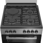 Beko FSE6312GX Κουζίνα 72lt με Εστίες Υγραερίου & Ρεύματος Π60εκ. Inox - Image 2