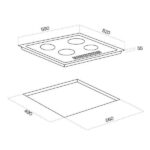 Davoline GGDS 400 BL Εστία Υγραερίου Αυτόνομη 59x52εκ. - Image 2