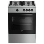 Beko FSG 62000 DX Κουζίνα υγραερίου 64lt με εστίες υγραερίου 60εκ. Inox