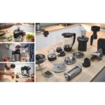 BOSCH Serie 6 MUMS6ZS17 Κουζινομηχανή με ψηφιακή ζυγαριά 1600 W 5.5 L Μαύρο, Brushed stainless steel - Image 3