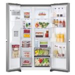 LG GSLV51PZXE Ψυγείο Ντουλάπα Total NoFrost Υ179xΠ91.3xΒ73.5εκ. Inox - Image 2