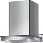 Faber TGL X A90 2LS Απορροφητήρας Καμινάδα 90cm Inox Γυαλί