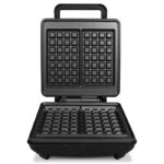 Life Belgian Waffle Maker Βαφλιέρα 2 Θέσεων σε Ορθογώνιο Σχήμα 1200W