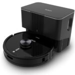 Rohnson Mamba Total Clean RM-04 Σκούπα Ρομπότ για Σκούπισμα & Σφουγγάρισμα με Χαρτογράφηση και Wi-Fi Μαύρη