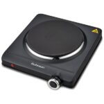 Rohnson R-2410 Επιτραπέζια Εστία Εμαγιέ Μονή Μαύρη -1500WATT