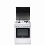 Indesit I6M6CAG(W)/FR Κουζίνα 59lt με Εστίες Υγραερίου & Ρεύματος Π60εκ. Λευκή