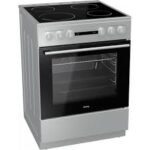 Korting KEC6A40XG Κουζίνα 71lt με Κεραμικές Εστίες Π60εκ. Inox
