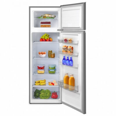 Inventor DP1590SE Ψυγείο Δίπορτο 235lt Υ159xΠ55xΒ55εκ. Inox