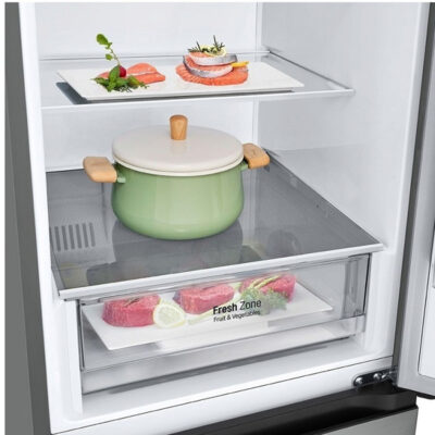 LG GBV22L0EPY Ψυγειοκαταψύκτης 387lt Total NoFrost Υ203xΠ59.5xΒ68.2εκ. Ασημί