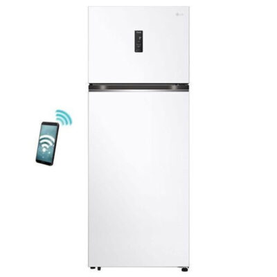 LG GTBV44SWBKD Ψυγείο Δίπορτο 461lt Total NoFrost Υ184.5xΠ70xΒ72εκ. Λευκό