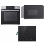 LG CI5Z2423BN Επαγωγική Εστία Αυτόνομη + LG WS5D7230S  72 Lt Inox Εντοιχιζόμενος Φούρνος Άνω Πάγκου + MG7Z2593B Εντοιχιζόμενος Φούρνος Μικροκυμάτων με Grill 25lt Μαύρος