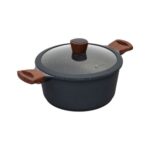 Estia Stone Βαθιά Κατσαρόλα από Χυτό Αλουμίνιο 4.5lt / 24cm