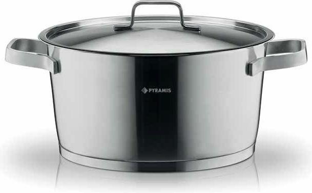 Pyramis Steel Line Βαθιά Ανοξείδωτη Κατσαρόλα 4.7lt / 26cm