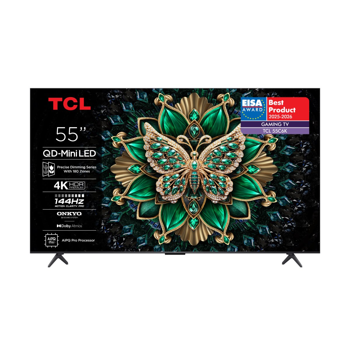 TCL Smart Τηλεόραση 55" 4K UHD Mini LED C6K HDR (2025) 55C6K
