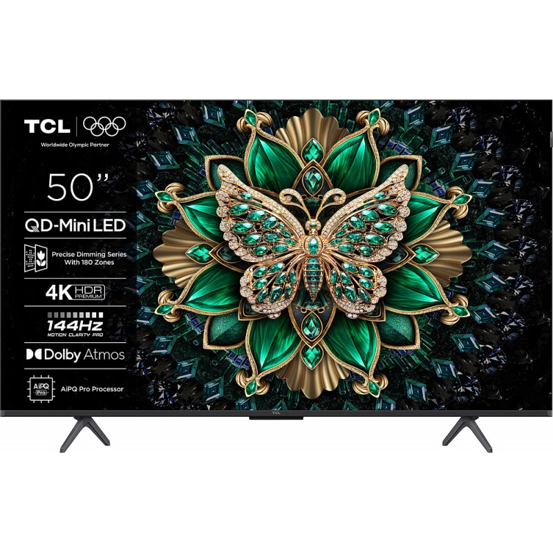 TCL Smart Τηλεόραση 50" 4K UHD Mini LED C6K HDR (2025) 50C6K