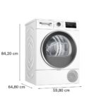 BOSCH WTH85208GR Στεγνωτήριο 8kg D (A++ )με Αντλία Θερμότητας