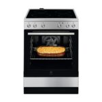 Electrolux LKR64001OX Κουζίνα 73lt με Κεραμικές Εστίες Π59.6εκ. Inox