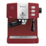 Singer Aroma Μηχανή Espresso 850W Πίεσης 20bar Aroma Red