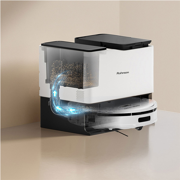 Rohnson Mamba RM-05 Σκούπα Ρομπότ Σφουγγάρισμα και διαχωρισμός του βρώμικου νερού