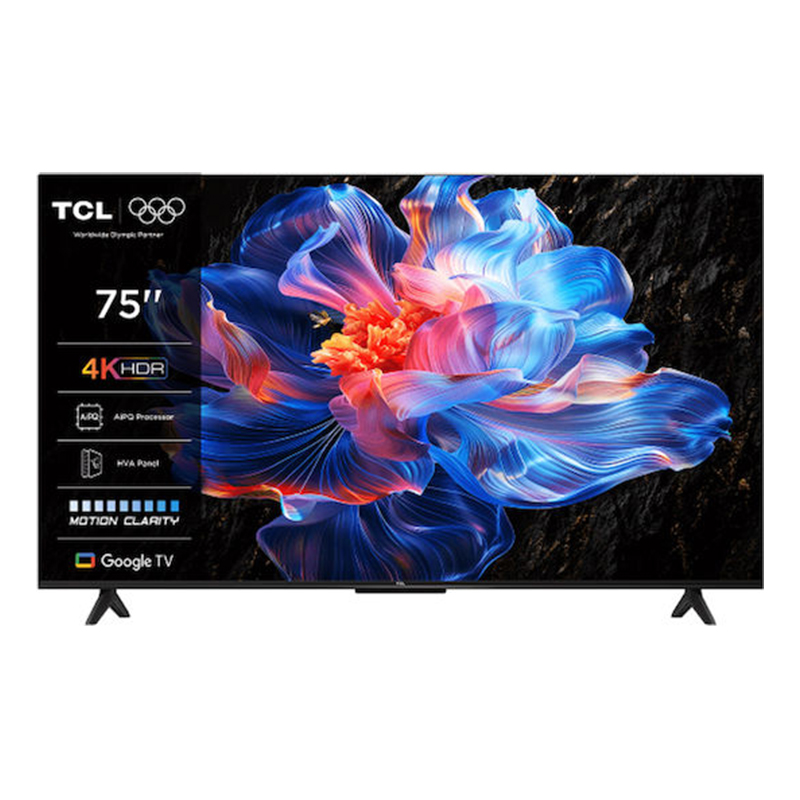 TCL 75P6K Smart Τηλεόραση 75" 4K UHD LED P6K HDR (2025)