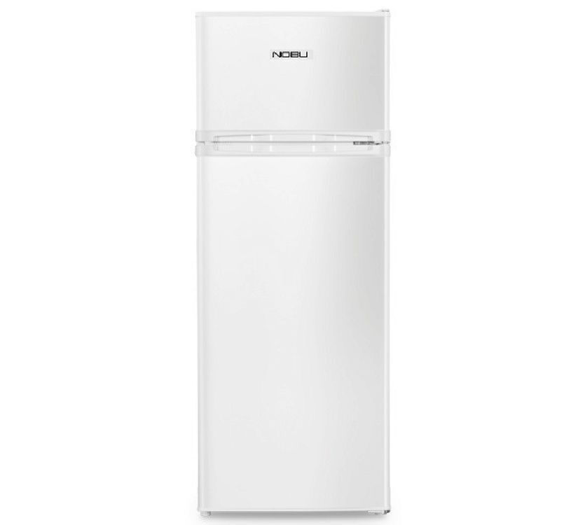 Nobu NB143W Ψυγείο Δίπορτο 206lt Υ143xΠ54.5xΒ55.5εκ. Λευκό