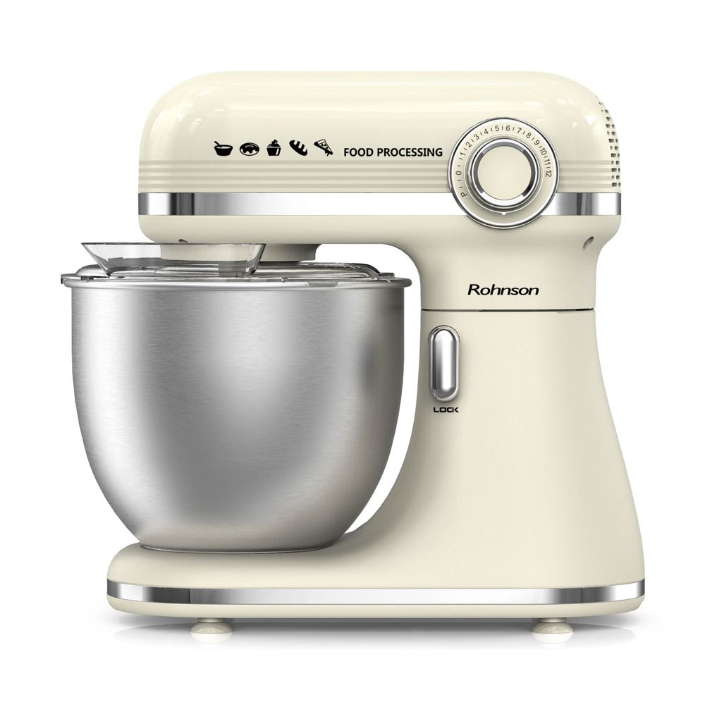 Rohnson R-5880 Κουζινομηχανή 1500W με Ανοξείδωτο Κάδο 7lt