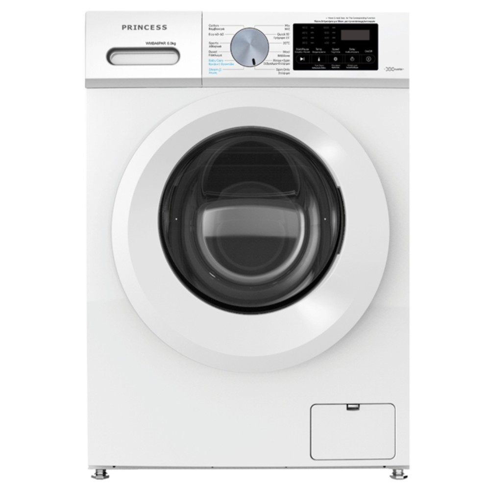 Princess WMBA8PAR Πλυντήριο Ρούχων 8kg 1400 Στροφών