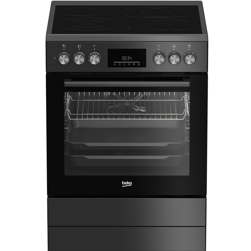 BEKO-FBM6730GA-1 Beko Fbm6730Ga Κουζίνα 72lt με Κεραμικές Εστίες Π60εκ. Κεραμική - Image 1