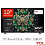 TCL Smart Τηλεόραση 50" 4K UHD Mini LED C6K HDR (2025) 50C6K